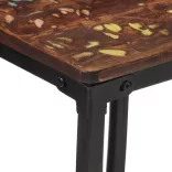 4 db tömör újrahasznosított fa bárszék