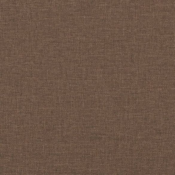 kétszemélyes barna szövetkanapé 140 cm