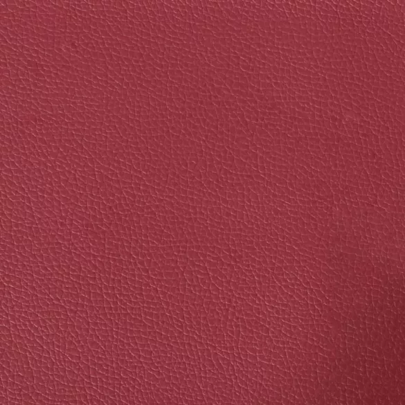 2 személyes bordó színű műbőr kanapé 140 cm