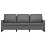 3 személyes sötétszürke szövet kanapé 180 cm