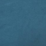 kétszemélyes kék bársony kanapé 120 cm