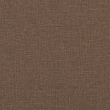 kétszemélyes barna szövetkanapé 120 cm