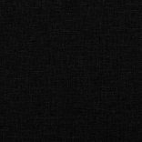 fekete szövet kanapéfotel 60 cm