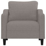 tópszínű szövet kanapéfotel 60 cm