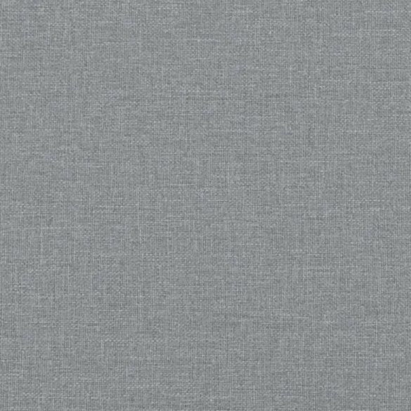 kétszemélyes világosszürke szövetkanapé 120 cm