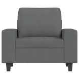 sötétszürke szövet kanapéfotel 60 cm