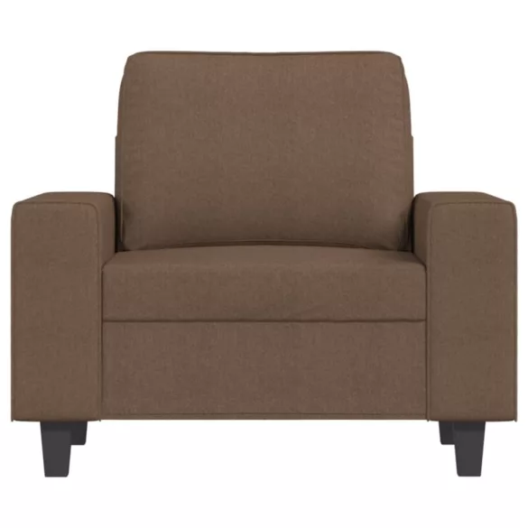 barna szövet kanapéfotel 60 cm