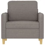 tópszínű szövet kanapéfotel 60 cm