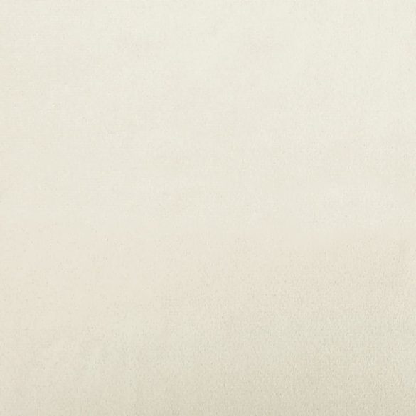 kétszemélyes krémszínű bársony kanapé 120 cm