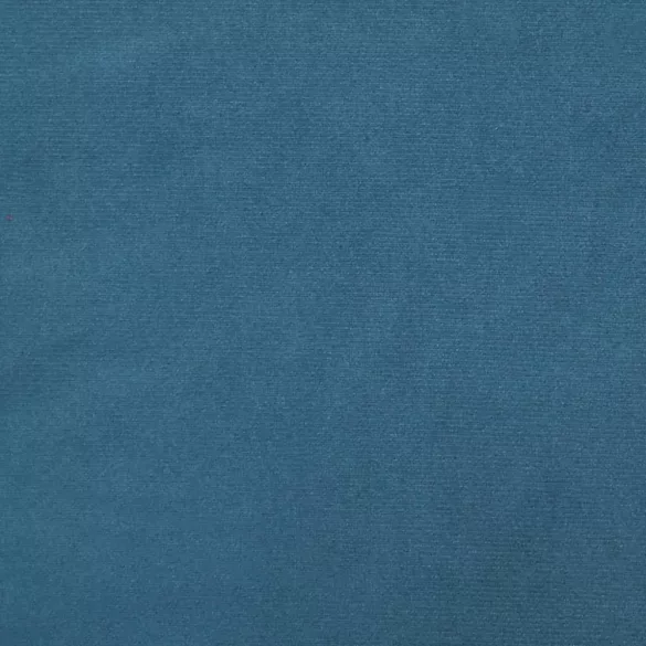 3 személyes kék bársony kanapé 180 cm