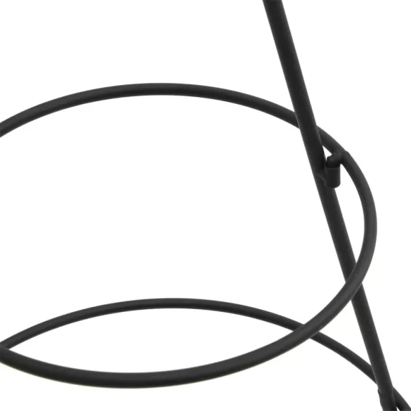 fekete fém karácsonyfa dekorációhoz 90 cm