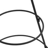 fekete fém karácsonyfa dekorációhoz 125 cm