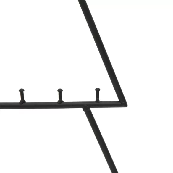 fekete fém karácsonyfa dekorációhoz 60 cm