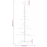 fekete fém karácsonyfa alap dekorációhoz 120 cm