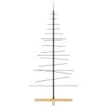 fekete fém karácsonyfa alap dekorációhoz 150 cm
