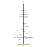 fekete fém karácsonyfa alap dekorációhoz 180 cm