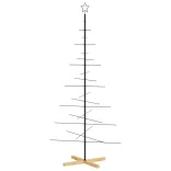 fekete fém karácsonyfa alap dekorációhoz 180 cm