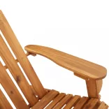 tömör akácfa Adirondack hintaszék párnával