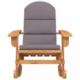 tömör akácfa Adirondack hintaszék párnával