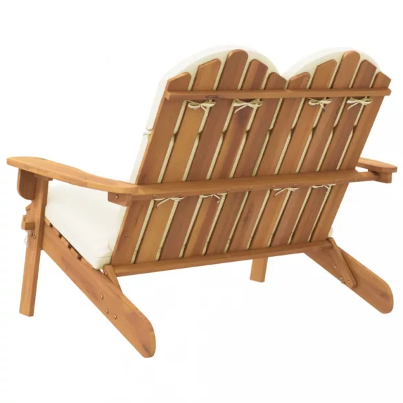 tömör akácfa Adirondack kerti pad párnával