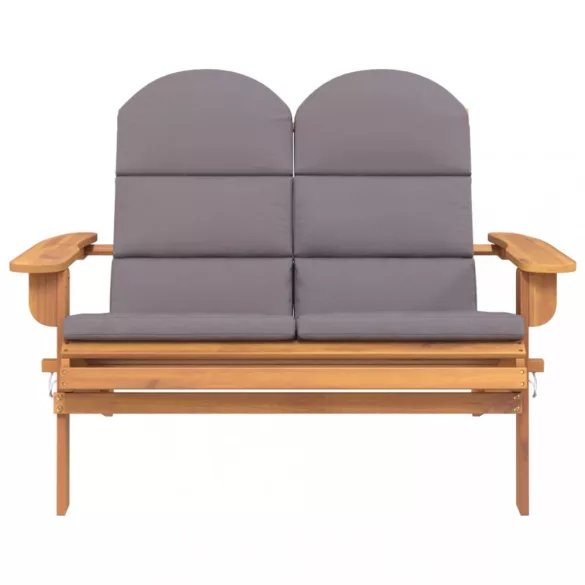 tömör akácfa Adirondack kerti pad párnával