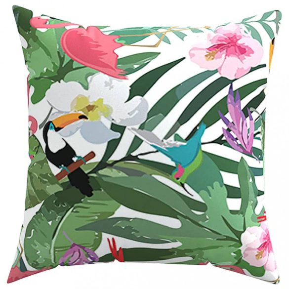 4 db többszínű szövet díszpárna 50 x 50 cm