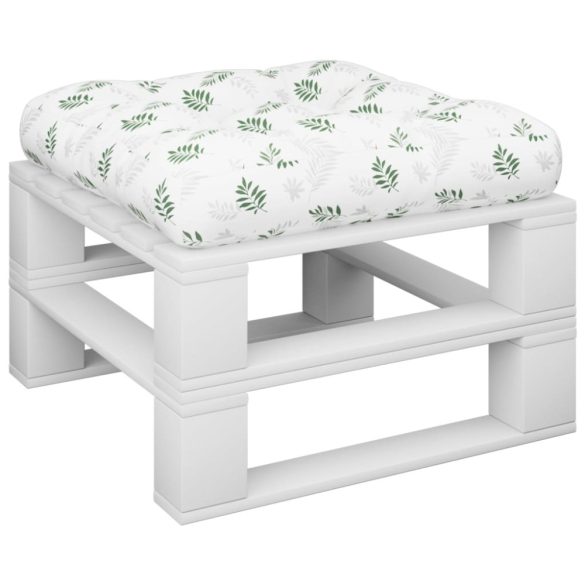 levélmintás szövet raklappárna 50 x 50 x 12 cm