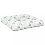 levélmintás szövet raklappárna 60x60x12 cm