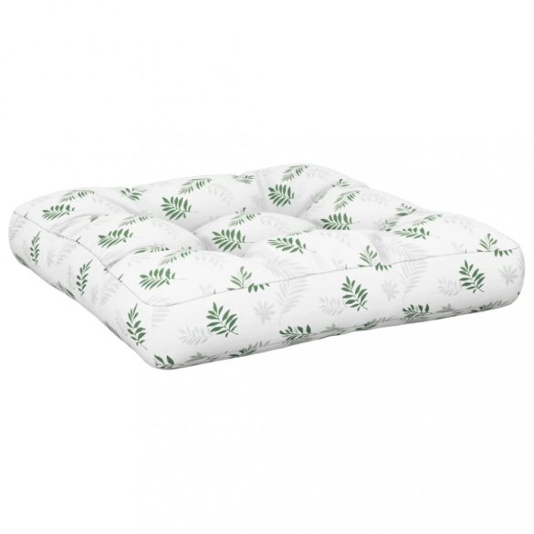 levélmintás szövet raklappárna 60x60x12 cm