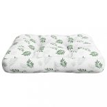levélmintás szövet raklappárna 60x60x12 cm