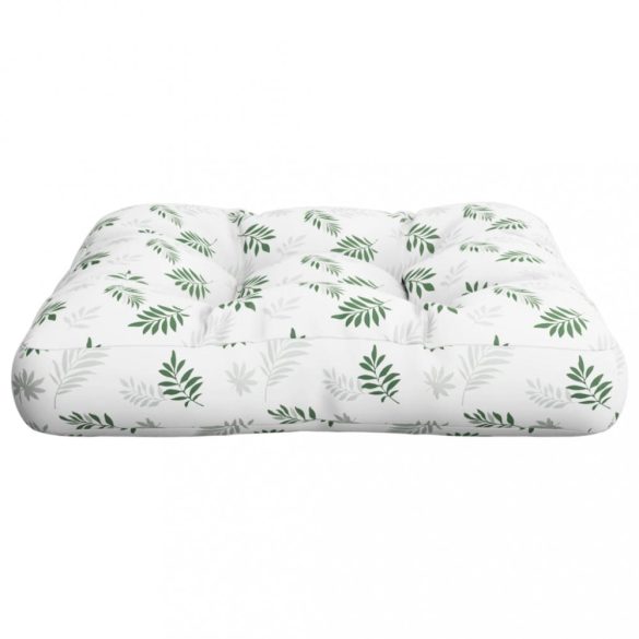 levélmintás szövet raklappárna 60x60x12 cm