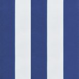 kék és fehér csíkos szövet raklappárna 70x70x12 cm