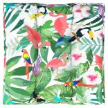 többszínű szövet raklappárna 70x70x12 cm