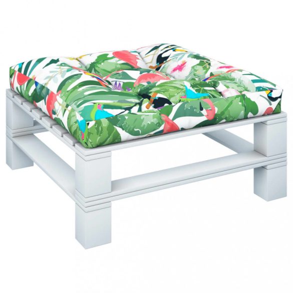 többszínű szövet raklappárna 70x70x12 cm