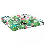 többszínű szövet raklappárna 70x70x12 cm