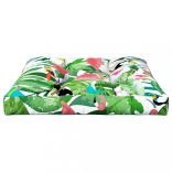 többszínű szövet raklappárna 70x70x12 cm