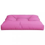 rózsaszín szövet raklappárna 80x80x12 cm