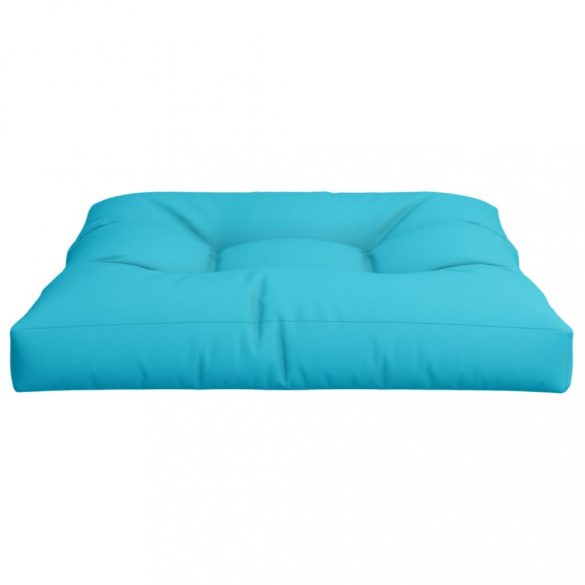 türkizkék szövet raklappárna 80x80x12 cm