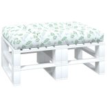 levélmintás szövet raklappárna 120x80x12 cm