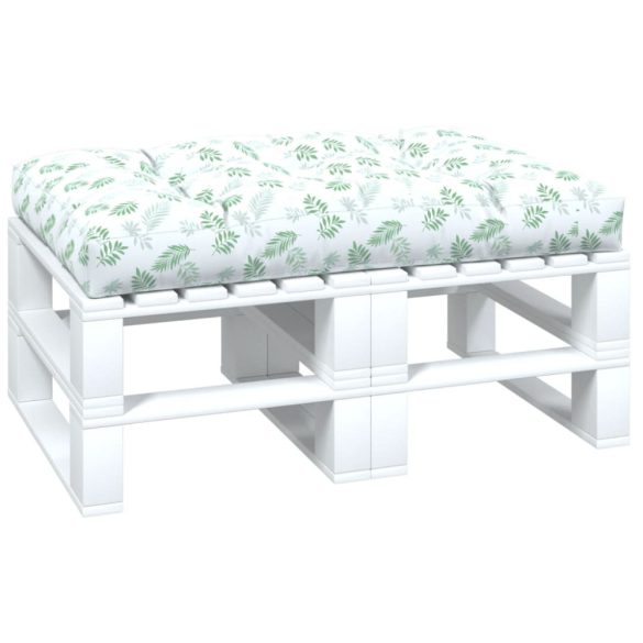 levélmintás szövet raklappárna 120x80x12 cm