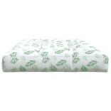 levélmintás szövet raklappárna 120x80x12 cm