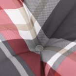 piros kockás szövet raklappárna 60 x 40 x 12 cm