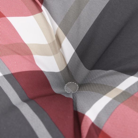 piros kockás szövet raklappárna 60 x 40 x 12 cm