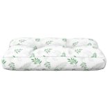 levélmintás szövet raklappárna 60x40x12 cm