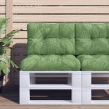 levélmintás szövet raklappárna 60x40x12 cm