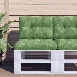 levélmintás szövet raklappárna 60x40x12 cm