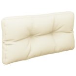 krémszínű szövet raklappárna 70 x 40 x 12 cm