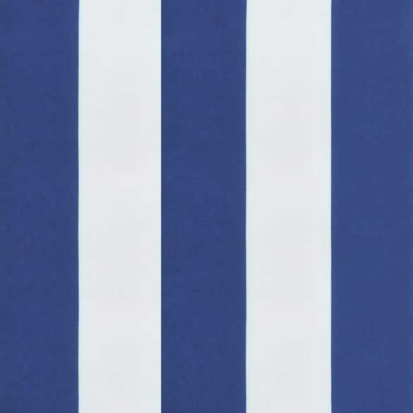 kék és fehér csíkos szövet raklappárna 70x40x12 cm