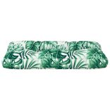 levélmintás szövet raklappárna 80x40x12 cm