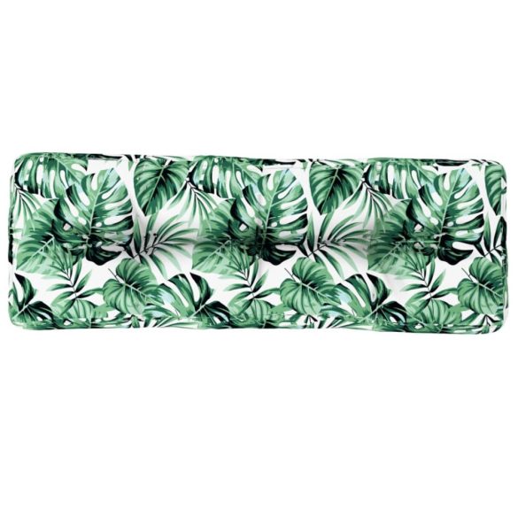 levélmintás szövet raklappárna 120 x 40 x 12 cm